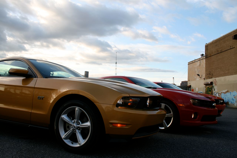 Illustration for article titled Muscle Car Wars: Camaro vs. Challenger vs. Mustang